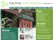 Tablet Screenshot of holytrinity-southwimbledon.org.uk